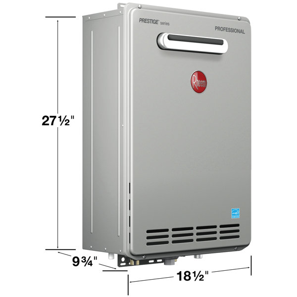 Rheem Outdoor 9.5 GPM Tankless Water Heater Wayfair